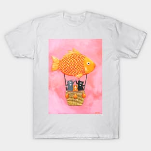 A Whimsical Balloon Ride! T-Shirt